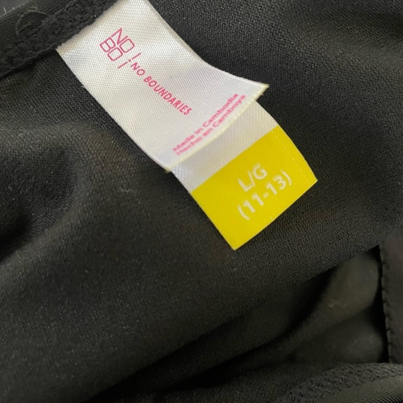 NOBO One Piece Swimsuit “I’m A Reality Show” Juniors Large (11-13) Black - Picture 10 of 11